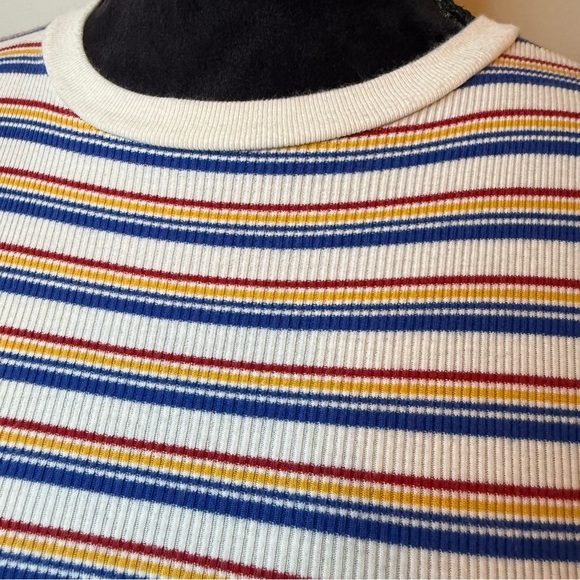 Brandy Melville | Santana Multicolor Striped Long Sleeve Top | Sz S - Picture 5 of 7